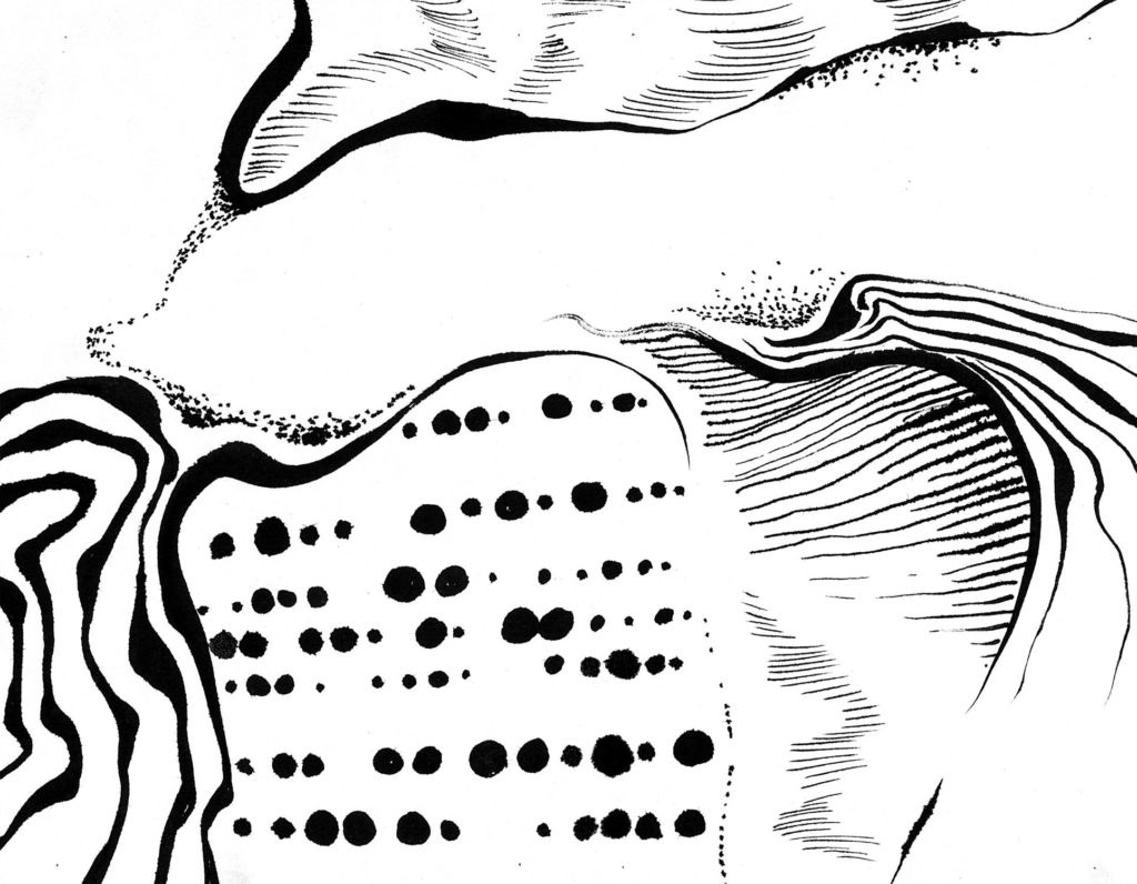Jan Astner - COINCIDENCES - monochrome drawings