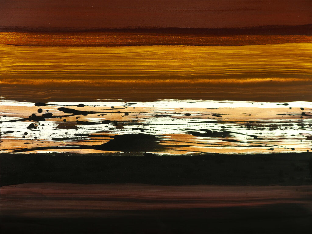 Ivo Alvarone linear abstract landscape